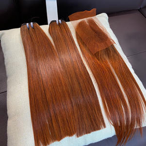 TOP TENDANCE!! Extensions de cheveux à double trame et fermeture en dentelle Full Colors Cheveux humains vietnamiens, vendeur de cheveux bruts - Product Image 5