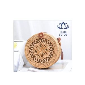 กระเป๋าหวายฟางผู้หญิงกระเป๋าแบบดั้งเดิมปรับแต่ง - Product Image 6