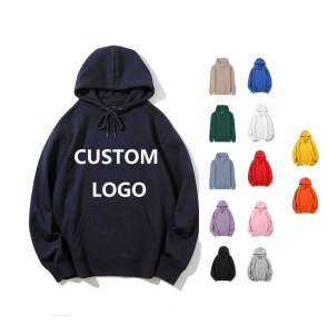 <b>Thick</b> Heavyweight Men's Autumn Hoodie 350GSM Oversized Streetwear Pullover Custom Logo Embroidery Bulk Wholesale Supplier - Product Image 3