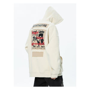 Nouveau Offre Spéciale Haute Qualité Hommes Hoodies Kanye À Capuche Tech Polaire Pull À Capuche Coton Surdimensionné Casual Hoodies - Product Image 3