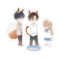 Standee Akrilik Dua Sisi Bertema Musik & Cinta, Kerajinan Nana untuk Menampilkan Karakter Favorit, Buatan Sendiri Bergaya Kartun Anime