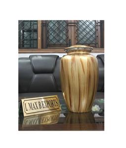 Custom Hand Finished Brass <b>Urn</b> <b>Ashes</b> New Design Adult Metal <b>Urn</b> Manufacturer's Adult Metal <b>Urn</b> Hand Finished Brass <b>Urn</b> Cremation - Product Image 2