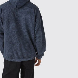 Sweat à capuche Offre Spéciale sur mesure délavé à l'acide Sweats à capuche vintage délavés à l'acide de couleur unie pour hommes - Product Image 6