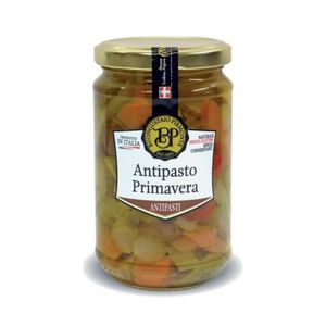 Antipasto italien de légumes conservés, mélange de légumes marinés, sans gluten, prêt à servir - Product Image 1