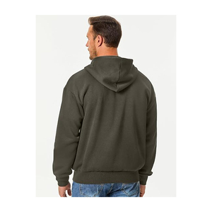 Top 2025 sweats à capuche surdimensionnés hommes coton poids lourd luxe qualité sérigraphie Streetwear sweats à capuche zippés pour hommes - Product Image 3