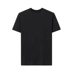 Summer men's pure cotton <b>T</b>-<b>shirt</b> oversized 220gsm high-quality thick unisex men's short sleeved <b>T</b>-<b>shirt</b> solid color <b>white</b> black - Product Image 3