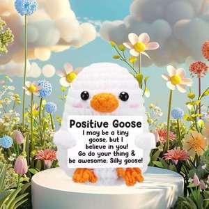 ตุ๊กตาห่านถักโครเชต์ทำมือขายส่ง - เครื่องประดับสร้างสรรค์สำหรับตกแต่งบ้านและของขวัญสำหรับเด็ก - Product Image 1