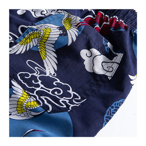 กางเกงขาสั้นว่ายน้ำสำหรับผู้ชายกางเกงขาสั้นแบบแห้งเร็วพิมพ์ลายโลโก้ตามสั่งแบบใหม่มีเชือกผูก2025 - Product Image 5