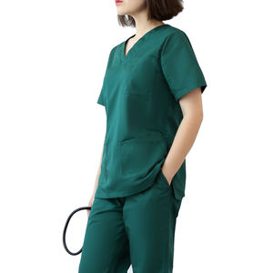 2024 Terzo deportes nueva venta caliente moda mujer Jogger enfermera Scrubs uniformes personalizados con tela de lona - Product Image 2