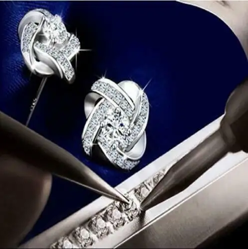 Ladies Earring Luxury Fashion 925 Sterling Silver plated Moissanite Earring Engagement Wedding Earrings Jewellery