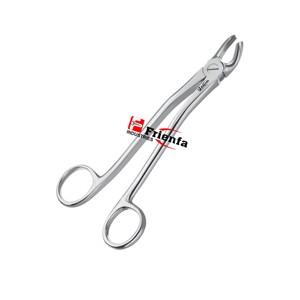 Fórceps de extracción Patrón inglés Routurier Molares inferiores Instrumentos dentales izquierdos hechos de acero inoxidable alemán de alta calidad - Product Image 5
