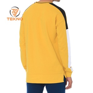 Sudadera con cuello redondo de algodón 100% para hombre, ropa de lana de invierno con patrón de estampado de diseñador, servicio OEM de talla grande - Product Image 3