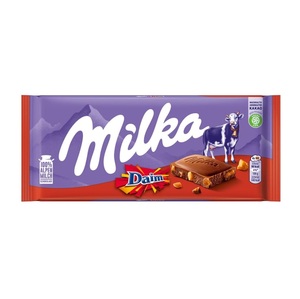 ช็อกโกแลตมิลก้าเดมส์แสนอร่อย 100 กรัม (ไส้อัลมอนด์และคาราเมล) - Product Image 5