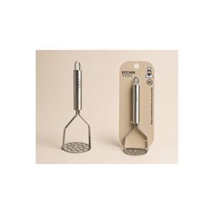Triturador de Patatas de Acero Inoxidable de 24.5 cm - Triturador de Verduras Metálico para Cocina Doméstica - Product Image 1