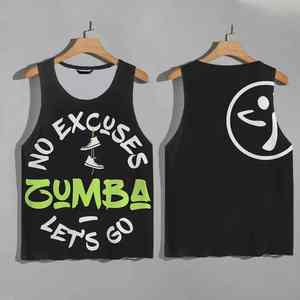 Fun Summer Leisure Tank <b>Top</b> for Men Funny 3D Letter Print Quick Dry Breathable Crew Neck <b>Sleeveless</b> Casual <b>Knitted</b> PC-R-14 - Product Image 6