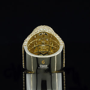 Pendentif Jésus Hip Hop entièrement glacé avec des diamants cultivés en laboratoire de taille brillante en or massif 10 carats pour les fêtes de mariage-Certifié IGI - Product Image 6