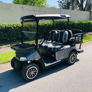 Carrito de golf eléctrico de 4 ruedas/carro de golf de 6 asientos/carro de golf eléctrico - Product Image 1