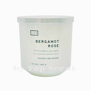 เทียนหอมบำรุงจิตใจ JBPQ กลิ่นเบอร์กามอต โรส โคโคนัท แวกซ์ ตกแต่งบ้าน กลิ่นหอมหรูหรา สร้างบรรยากาศอบอุ่น - Product Image 2
