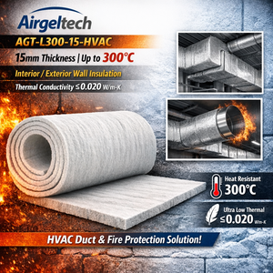15 <span class=keywords><strong>mm</strong></span> 300 ° Couverture isolante en aérogel <span class=keywords><strong>de</strong></span> silice ignifuge C A1 pour conduits CVC et conduits d'évacuation des fumées |   CE ISO UL FM OEM Personnalisé - Product Image 1