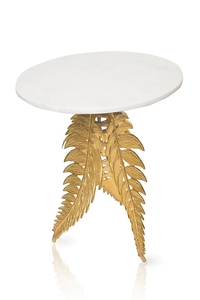 Vente en gros bonne table en métal design petite table basse de salon avec dessus en verre créatif table d'appoint en métal design fait à la main - Product Image 3