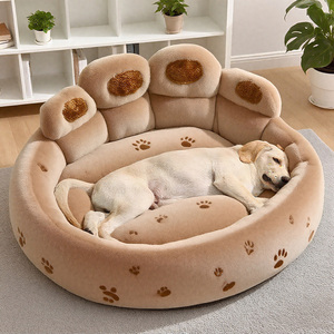 Hundebett für alle Jahreszeiten, Pfoten-Plüsch, warmes Katzenbett, bequem für kleine und große Hunde, Bett-Design, Hundeprodukte - Product Image 6