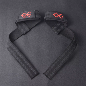 Sangles de musculation confortables en néoprène rembourré avec logo personnalisé, sangles réglables pour la musculation et le bodybuilding, sécurité en salle de sport - Product Image 3