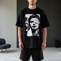 Ensemble de jogging pour hommes grande taille, shorts et t-shirts d'été, écologiques, séchage rapide, respirants