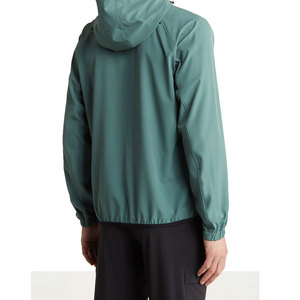 Chaqueta cortavientos personalizada para hombre con cremallera impermeable a prueba de viento diseño de moda chaqueta cortavientos con logotipo personalizado - Product Image 3