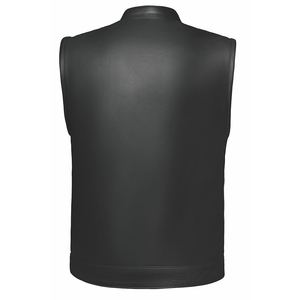 Nouveauté hommes décontracté motard gilet 100% cuir de vachette véritable respirant tailles personnalisables pour l'hiver vêtements d'extérieur différents - Product Image 2