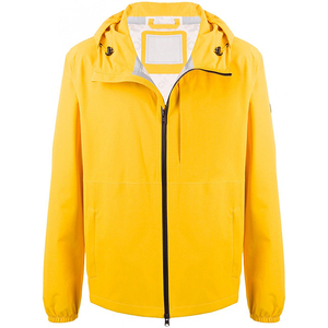 เสื้อโค้ทกันน้ำกันลมระบายอากาศมีฮู้ดของผู้ชายเสื้อโค้ทกันฝนขนแกะมีฮู้ดออกแบบโลโก้ได้ตามต้องการแห้งเร็วยั่งยืน - Product Image 1