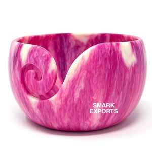 Bol à Fil en Résine Écologique Fait Main pour Laine, Support Durable pour Tricot et Crochet, Idéal pour les Amateurs de Tricot et de Crochet - Product Image 3