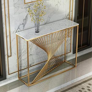 Mesa de Centro Rectangular de Metal Colorida y Ecológica, Mesa de Acento Moderna y Lujosa para Sala de Estar - Product Image 4