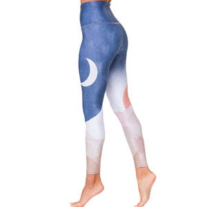 Leggings de yoga à taille élastique Leggings à sublimation pour femmes les plus populaires Leggings de fitness actifs Leggings à sublimation de marque privée - Product Image 5