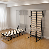Kit de literie pour chambre à coucher, assemblage autonome, 90x190, à monter, avec cadre, montage Vertical, avec ressorts à gaz