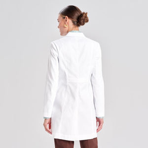 Blouse de laboratoire professionnelle pour médecin, blouse blanche pour usage hospitalier, design élégant à manches longues, unisexe, en polyester/coton - Product Image 5