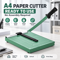 Machine à découper le papier A4, guillotine manuelle, coupe-papier, 12 feuilles, entièrement assemblée, prête à l'emploi pour le bureau, l'école, l'imprimerie