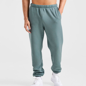 High Quality Dusty Blue Men's Oversized Gym Joggers <b>Drawstring</b> Breathable Casual Sportswear Sweatpants Men's Pants & <b>Trousers</b> - Product Image 1