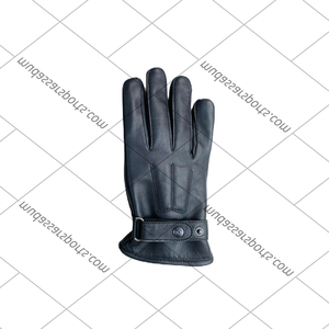 Guantes de Ciclismo de Invierno de Cuero Negro, Impermeables, con Pantalla Táctil, Completos, en Oferta - Product Image 5