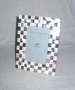 Photo Albums Handmade <b>resin</b> Inlay Eco-Friendly Durable Wood Rectangle <b>Table</b> <b>top</b> Photo Frame - Product Image 1