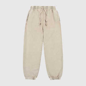 Pantalones de chándal de hombre holgados de gran tamaño de algodón pesado de alta calidad - Product Image 1