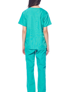 Uniform <b>scrubs</b> women sets <b>tops</b> doctor fabric with pockets sets unisex medical dental beauty salon custom uniform <b>scrub</b> nurses - Product Image 5