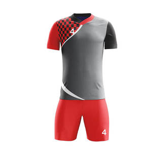 Maillot de Football à Sublimation, uniforme de Football imprimé, vente en gros, Design personnalisé, uniforme de Football en couleur unie - Product Image 5