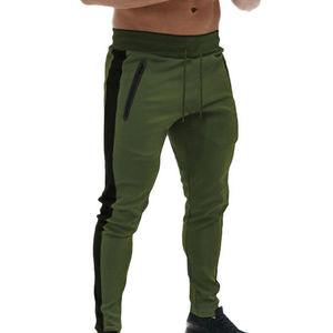 Nouveau style de jogging long pour hommes jogging décontracté coupe ajustée avec poches zippées pantalon de course à pied vêtements de fitness joggeurs pour hommes - Product Image 5