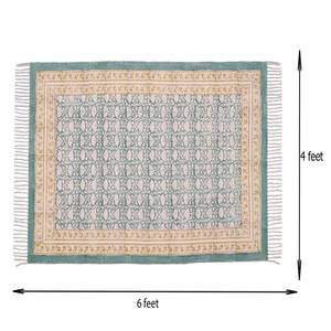 พรม3x6.5feet ลาย rajasthani พรมสไตล์โบฮีเมียนทำมือพรมสไตล์กิลิมปักลวดลายดีพรมสำหรับตกแต่งบ้านและสวน - Product Image 3