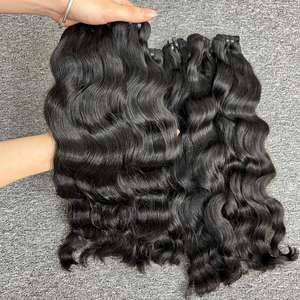 ผมแท้100% เป็นลอนคลื่นธรรมชาติผมดิบจากกัมพูชา - Product Image 1