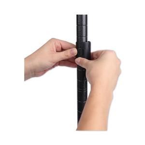 Alera BA Plus 72 Pulgadas X 18 Pulgadas X 72 Pulgadas Kit de Estanterías Metálicas de 4 Niveles, Color Negro Antracita, para Almacenamiento en Garaje - Product Image 6