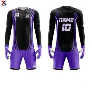 Camiseta de Fútbol Personalizada con Nombre de Equipo, 100% Poliéster, Manga Larga, Transpirable, de Secado Rápido, Antibacteriana, Cuello en V, Unisex para Adultos, Venta al Por Mayor - Product Image 6