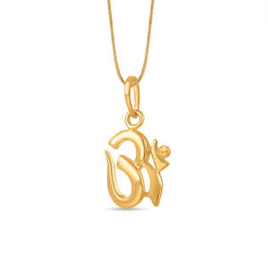 จี้ทองคำทางศาสนาโอมมาฮีมา-สร้อยคอจี้ทองคำคุณภาพดี - Product Image 4