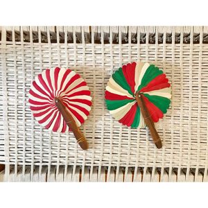 Éventail à main décoratif Vintage vietnamien en bambou, produits artisanaux compétitifs pour l'exportation de l'or 99 - Product Image 2