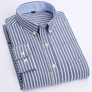 Autumn Formal Professional Work <b>Shirt</b> <b>Men's</b> <b>White</b> Twill Slim Fit Dress <b>Shirt</b> <b>Long</b> <b>Sleeve</b> Non-Iron Business Casual <b>Men's</b> - Product Image 2